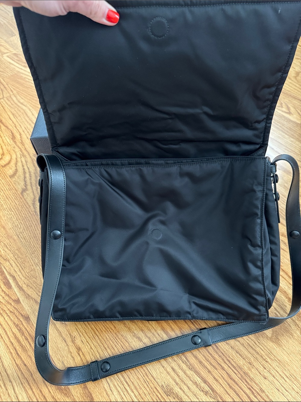 Prada Black Nylon Crossbody Bag - Picture 5 of 12